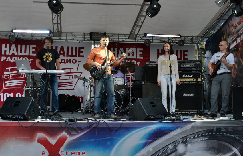 Группа ЧеРДаК выступает на Рок Марафоне 2 (24 августа 2012 года)