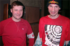 Дима Гура и Руслан ПУРГЕН в ИНДИИ 11 Марта 2005 года (PURGEN - впервые в Туле)