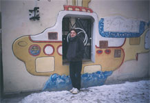 Роман Беляков (Алмазов) в Санкт-Питербурге вовремя поездки группы ЧеРДаК в Клуб-музей Котельная КАМЧАТКА 24-25 Февраля 2007 года