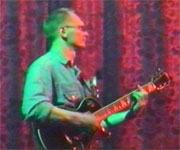 Фотография гитариста группы ЧеРДаК Сергея Захарова в клубе Индия (открытие клуба и 1 концерт группы) 9 Июля 2004 года